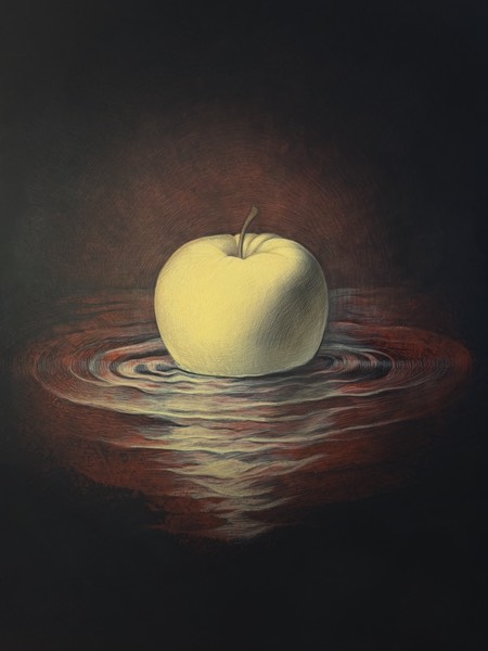A White Apple in the Depths by Mila